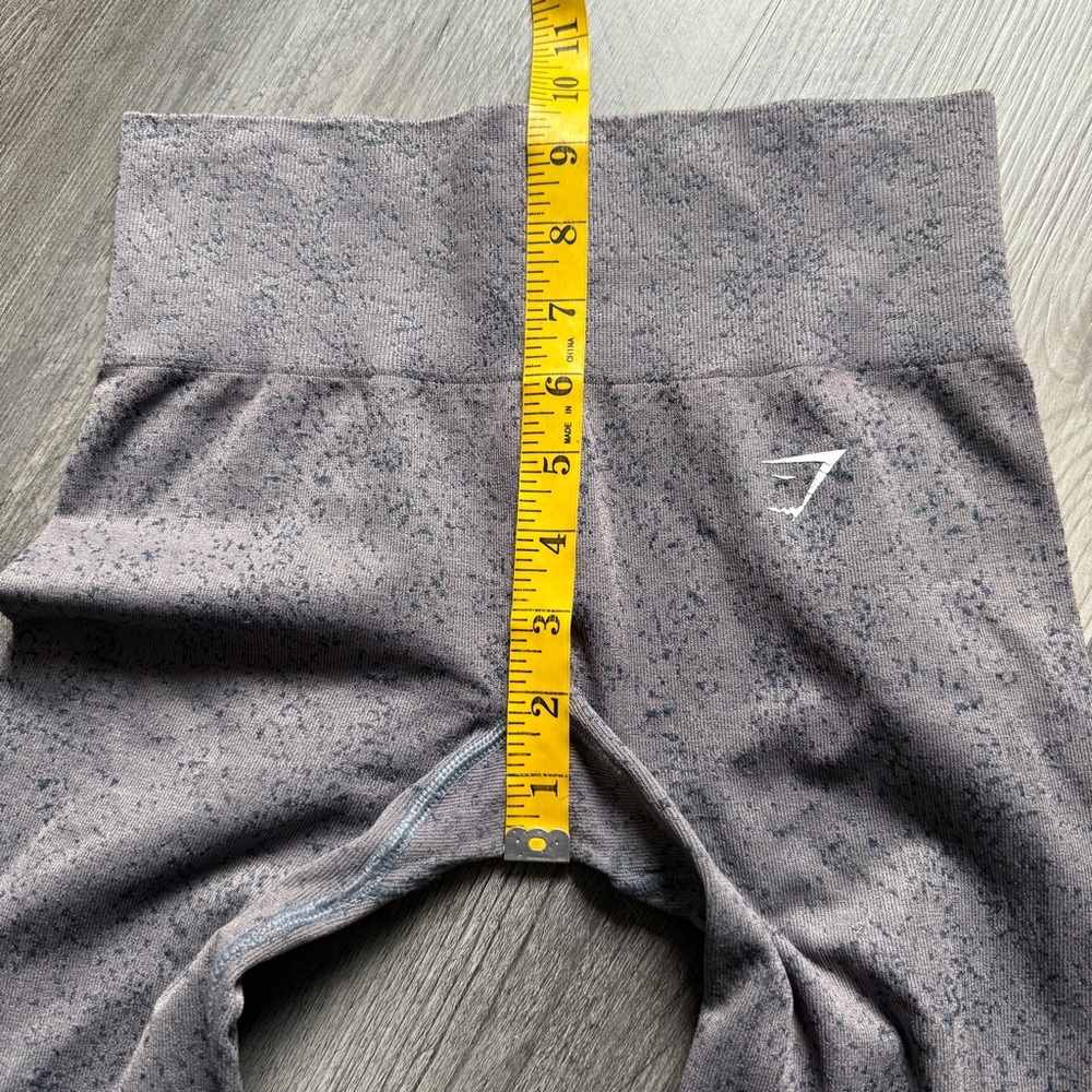 GymShark Adapt Fleck Leggings Gray Blue Small Workout Gym - Picture 9 of 12